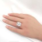 Ring - 18 karaat Witgoud - 1.85ct. tw. - HRD-gecertificeerde, Nieuw