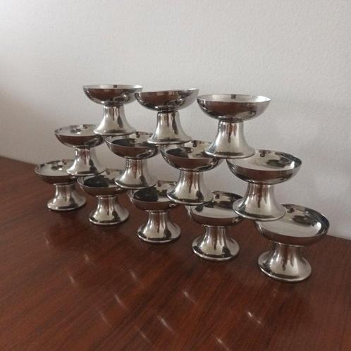 Inox Beck - Dessertservies - Staal -, Antiek en Kunst, Kunst | Designobjecten