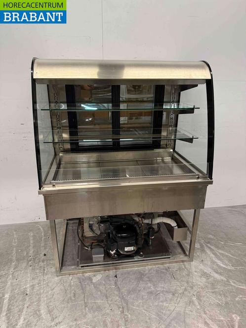 Combisteel Drop-in Inbouw Koelvitrine 140 liter 230V Horeca, Zakelijke goederen, Horeca | Keukenapparatuur, Gebruikt, Ophalen of Verzenden