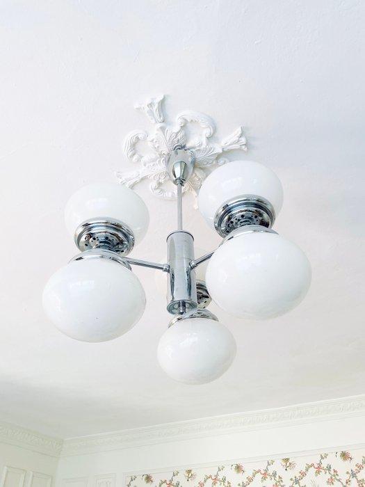 Unknown - Kroonluchter - Opaline glas - Sputnik, Antiek en Kunst, Antiek | Lampen