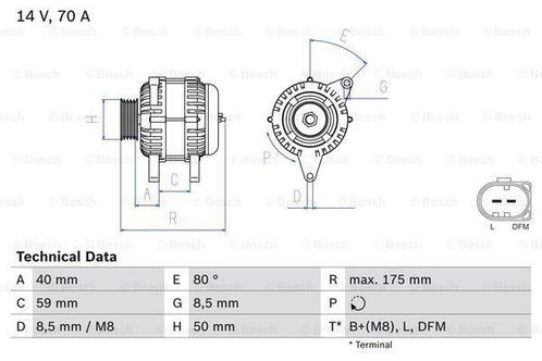 Dynamo / Alternator SEAT AROSA (1.0,1.4), Auto-onderdelen, Motor en Toebehoren, Nieuw, Ophalen of Verzenden