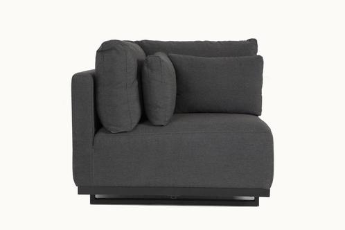 Flow. Lux loungebank sooty - hoekelement |, Tuin en Terras, Tuinsets en Loungesets, Ophalen of Verzenden