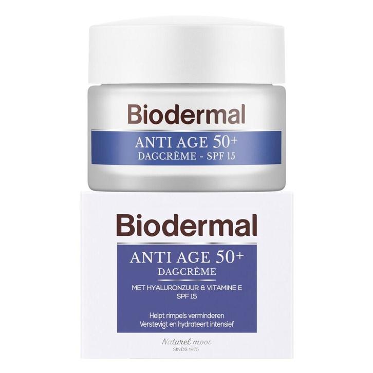 Biodermal Anti Age 50+ Dagcrème, Sieraden, Tassen en Uiterlijk, Uiterlijk | Lichaamsverzorging, Nieuw, Verzenden