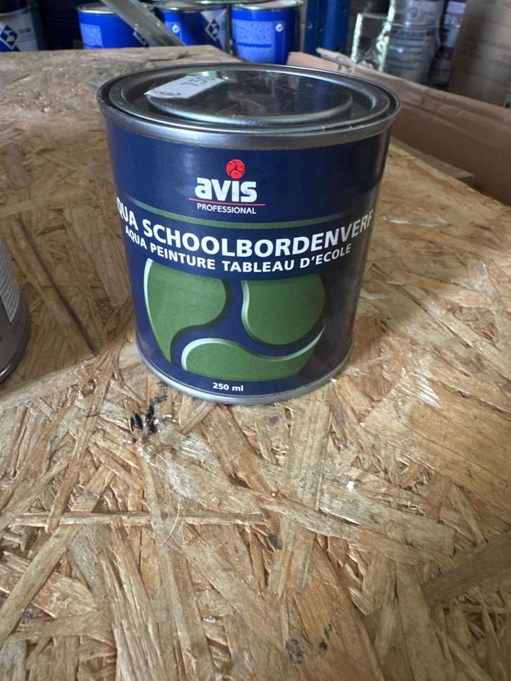 Schoolbordenverf - groen - 0,75 liter, Doe-het-zelf en Verbouw, Verf, Beits en Lak, Verf, Groen, Nieuw, Minder dan 5 liter, Ophalen of Verzenden