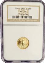 Gouden American Eagle 1/10 oz 2002 NGC MS70 gecertificeerd, Postzegels en Munten, Munten | Amerika, Verzenden, Midden-Amerika