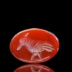 Replica van een oud Romeins voorwerp Kornalijn Intaglio