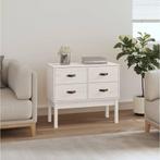 vidaXL Wandkast 90x40x78 cm massief grenenhout wit, Huis en Inrichting, Verzenden, Nieuw, 50 tot 100 cm, Minder dan 100 cm