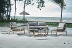 Stoel-Bank Loungeset Alstrup Wicker & Acaciahout The, Tuin en Terras, Nieuw, Verzenden