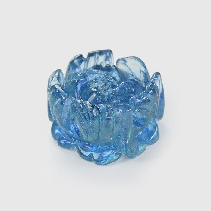 1 pcs Blauw Aquamarijn - 17.99 ct - Antwerp Laboratory for, Sieraden, Tassen en Uiterlijk, Edelstenen