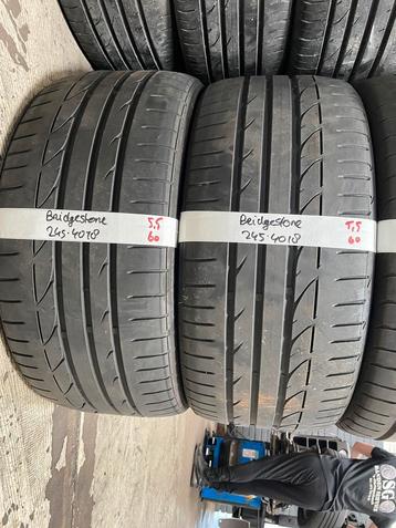 245-40-18 Bridgestone Zomerbanden 5.5mm Montage 245 40 18 beschikbaar voor biedingen