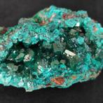 dioptase Kristallen op matrix - Hoogte: 5 cm - Breedte: 8, Verzamelen