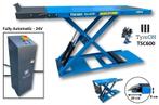 230V Motorheftafel 600kg Achter + Voorpaneel 8cm Oprijhoogte