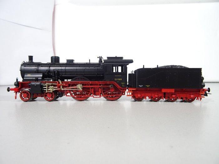 Fleischmann H0 - 4113 - Stoomlocomotief met tender (1) -, Hobby en Vrije tijd, Modeltreinen | H0