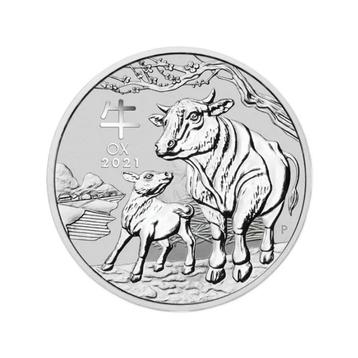 Zilveren Lunar munt diverse jaargangen 2 troy ounce beschikbaar voor biedingen