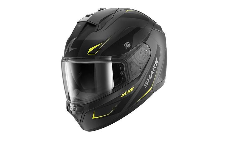 Shark Ridill 2 MEKARIUM - Mat Antraciet / Geel, Motoren, Kleding | Motorhelmen, XL, Shark, Integraalhelm, Verzenden