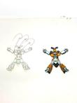 Medabots - Rin Horuma - anime cell & original drawing
