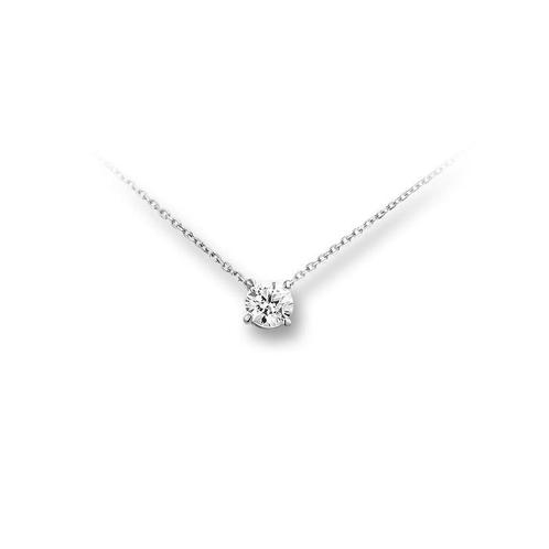 The Jewelry Collection - Ketting Zirkonia 42 cm - 14 karaat, Sieraden, Tassen en Uiterlijk, Kettingen, Verzenden