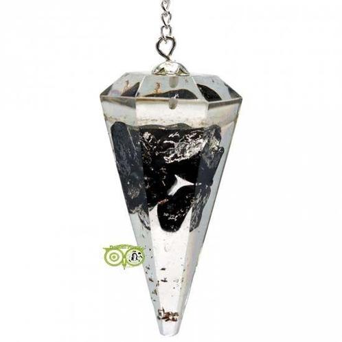 Orgon Pendel Shungiet - facet geslepen, Sieraden, Tassen en Uiterlijk, Edelstenen, Nieuw, Verzenden