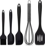 HI NATURE™ Spatel set van 5 stuks - Spatel silicone -, Huis en Inrichting, Keuken | Potten en Pannen, Ophalen of Verzenden, Zo goed als nieuw