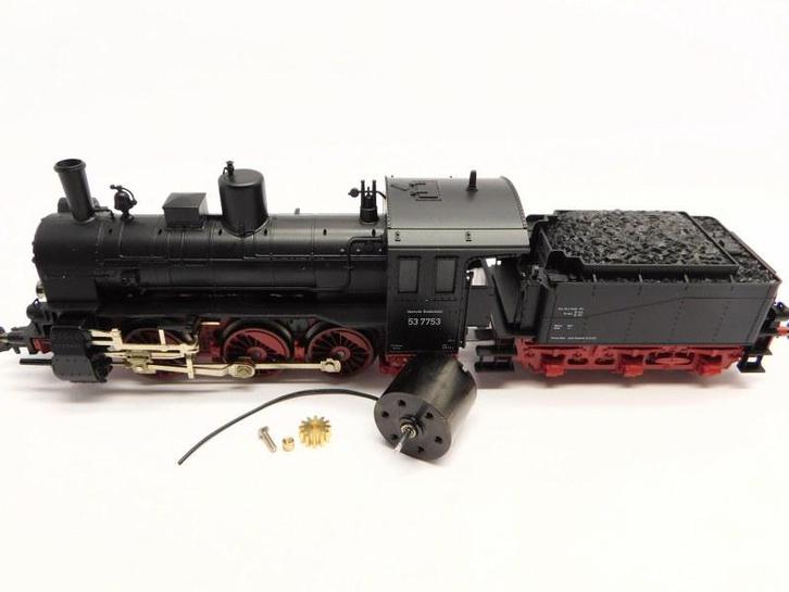 micromotor HF006G motor ombouwset voor Fleischmann BR 53, Hobby en Vrije tijd, Modeltreinen | H0, Gelijkstroom, Overige typen