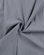 Katoen Nylon Strepen Navy Blauw, Hobby en Vrije tijd, Stoffen en Lappen, Nieuw, Blauw