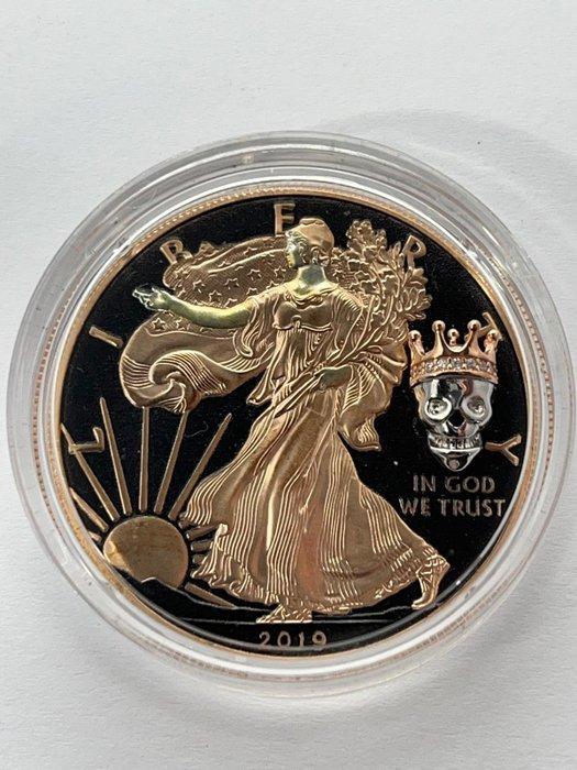 Verenigde Staten. 1 Dollar 2019 King’s Skull - 1 oz (Zonder, Postzegels en Munten, Munten | Europa | Niet-Euromunten
