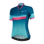 Dames fietsshirt KM Impress Blauw/roze, Verzenden, Nieuw, Dames