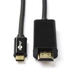 USB C naar HDMI kabel | Goobay | 1.8 meter (4K@60Hz), Computers en Software, Pc- en Netwerkkabels, Verzenden, Nieuw