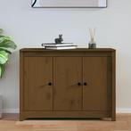 vidaXL Dressoir 100x35x74 cm massief grenenhout honingbruin, Huis en Inrichting, 100 tot 150 cm, Verzenden, Nieuw, Grenenhout