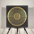 Painting of Tibetan Tradition - Mandala Mantra with OM and 8