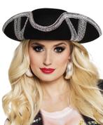 Hoed Piraat Royal fortune zilver, Hobby en Vrije tijd, Feestartikelen, Ophalen of Verzenden, Nieuw