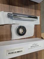 Plafond uitloop 15 cm rond chroom met rozet, Ophalen of Verzenden, Nieuw, Chroom, Overige typen