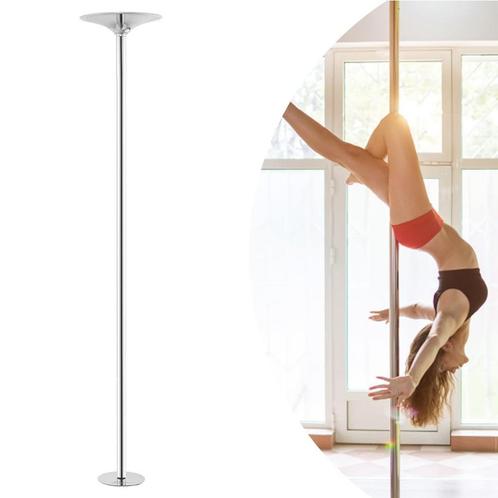 Zoluko Professionele Danspaal - Verstelbaar - Chroom, Sport en Fitness, Dansen, Nieuw, Verzenden