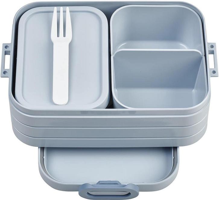 Mepal Bento Lunchbox midi – Broodtrommel - 4 boterhammen -, Huis en Inrichting, Keuken | Tupperware, Zo goed als nieuw, Ophalen of Verzenden