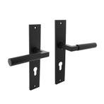 Intersteel Deurkruk Bau-Stil op schild profielcilinder 72mm, Verzenden, Nieuw