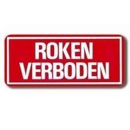 Aanduidingsbord roken verboden, Zakelijke goederen, Kantoor en Winkelinrichting | Beveiliging