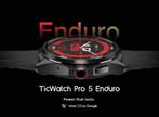 Mobvoi Ticwatch Pro 5 Enduro met €35 korting, Stressniveau, Mobvoi, Nieuw, Waterdicht