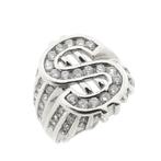 Zilveren heren ring | Dollar teken (zilveren ring), Sieraden, Tassen en Uiterlijk, Ringen, 20 of groter, Met edelsteen, Gebruikt