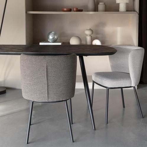 *WOONWINKEL* Ovale Eettafel Donker Teak Hout, Huis en Inrichting, Tafels | Eettafels, Nieuw, Verzenden