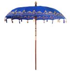 vidaXL Parasol Anders Blauw x 250 cm, Tuin en Terras, Verzenden, Nieuw, 2 tot 3 meter