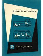 1959 VOLKSWAGEN T1 TRANSPORTER INSTRUCTIEBOEKJE DUITS, Auto diversen, Handleidingen en Instructieboekjes