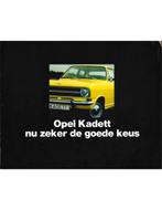 1970 OPEL KADETT B PROGRAMMA BROCHURE NEDERLANDS, Boeken, Auto's | Folders en Tijdschriften, Nieuw, Author, Opel