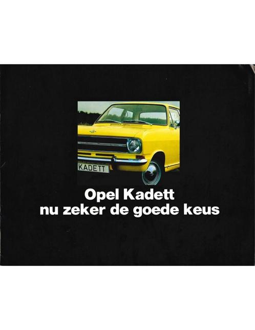 1970 OPEL KADETT B PROGRAMMA BROCHURE NEDERLANDS, Boeken, Auto's | Folders en Tijdschriften, Opel