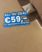 Plak pvc Visgraat naturel eiken |  Belakos Portico Visgraat, Huis en Inrichting, Ophalen, Nieuw