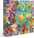 Flower Calendar Puzzel (1000 stukjes) | eeBoo - Puzzels, Nieuw, Verzenden