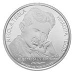 Servië. 5 x 2024 1 oz Serbia 100 Dinar Nikola Tesla