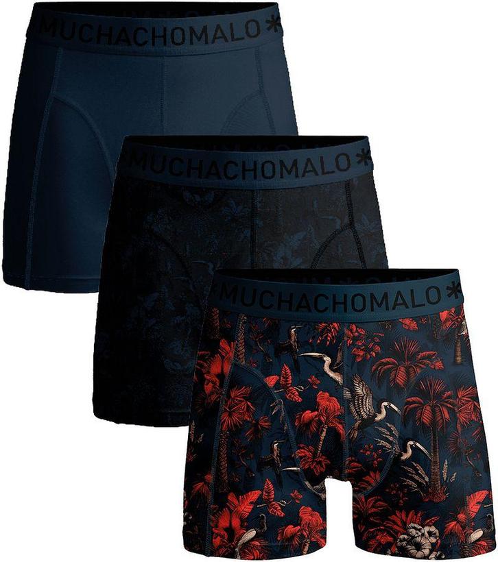 Muchachomalo Boxershorts 3-Pack Palmbirds maat L Heren, Kleding | Heren, Ondergoed, Blauw, Boxer, Verzenden