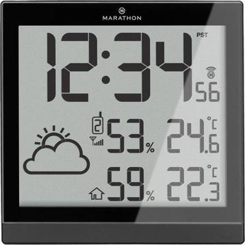Marathon- Milan- Weerstation- Radiogestuurde klok- beschikbaar voor biedingen