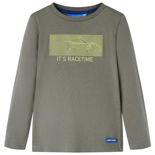 vidaXL Kindershirt met lange mouwen 116 kakikleurig, Kinderen en Baby's, Kinderkleding | Overige, Nieuw, Verzenden