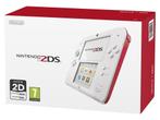 Nintendo 2DS Console - Wit/Rood (Nieuw in gesealde doos), Spelcomputers en Games, Spelcomputers | Nintendo 2DS en 3DS, Verzenden